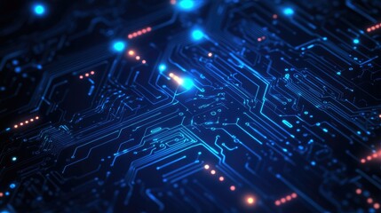 Aufkleber - Technological abstract concept backgrounds
