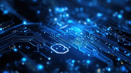 Aufkleber - Technological abstract concept backgrounds