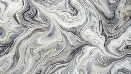 Wall Mural - Abstract marble texture with swirling patterns in shades of grey and white , marble, texture, abstract, background, wallpaper