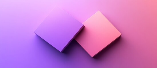 Poster - Abstract Geometric Shapes with a Gradient Background