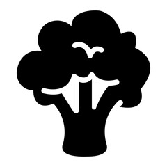 Wall Mural - broccoli Solid icon