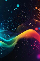 Wall Mural - Colorful spectrum background with rainbow color