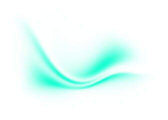 Aufkleber - Abstract blue gradient wave transparent background. Dynamic blue flowing wave lines design element