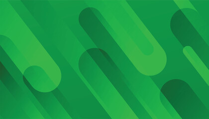Aufkleber - Green abstract geometric shapes background. diagonal dynamic shapes composition. cool background design for flyer, poster, brochure, cover. vector illustration