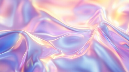Poster - An iridescent abstract background shimmers with colors, creating a dreamy, vibrant atmosphere.