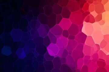 Poster - Abstract Purple and Orange Mosaic Background Texture