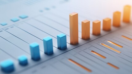 Poster - Data Visualization with Colorful Graph Elements