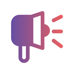 Poster - Advertising icons. with a modern design style and gradient fill colors. Suitable for websites, UI and mobile apps.