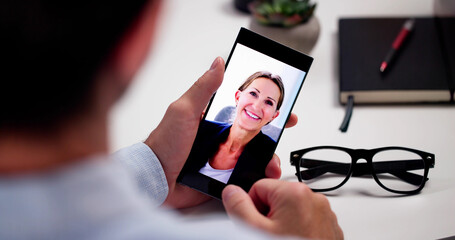 Poster - Video Conference Business Webinar Call