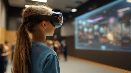 Poster - Teachers integrating AR into lessons to create interactive and immersive learning experiences.