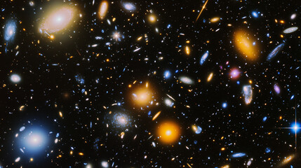Wall Mural - the cosmos filled with countless stars