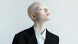© Porechenskaya - Albino model with stylish short hair