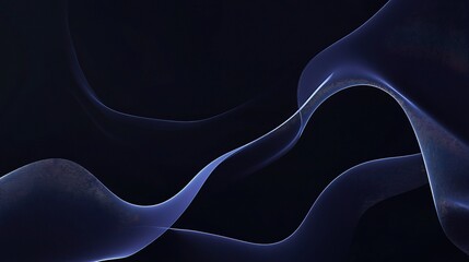 Wall Mural - Abstract Lines and Waves with Dark Background