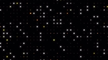 abstract light dot on black background. dynamic glowing light star dot background suitable for prese