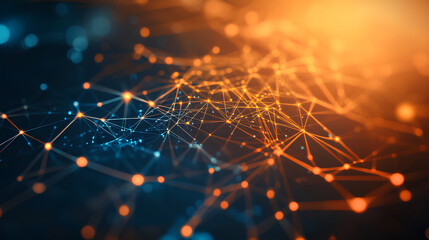 Fototapete - Abstract digital data background. Can be used in the description of network abilities, technological processes, digital storages, science, education, etc