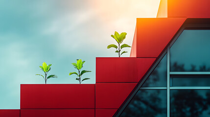 Poster - Modern Momentum: Minimalist Banking for Expansive Growth