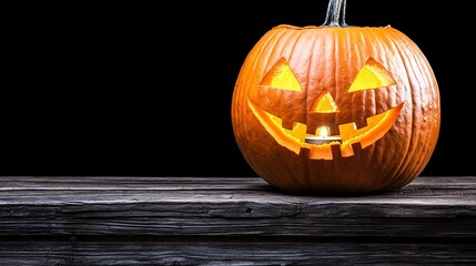 Poster - A black cat sitting next to a carved pumpkin on the porch, its green eyes glowing in the dim evening light. The pumpkin s eerie face is illuminated by a candle inside, casting shadows around the scene