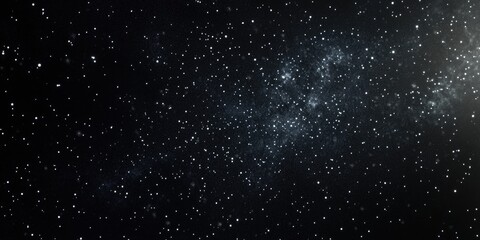 Wall Mural - Night Sky Black And White Photo