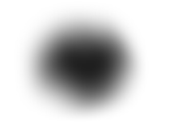 Fototapete - Black gradient shape on transparent background