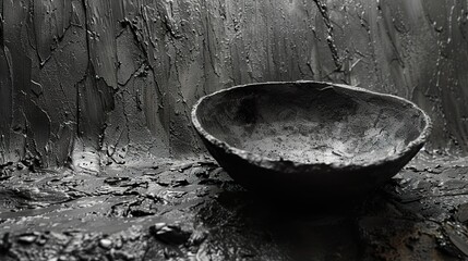 Poster - Black and White Still Life with a Bowl