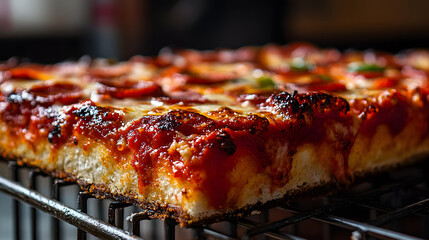 Scrumptious Detroit Pizza