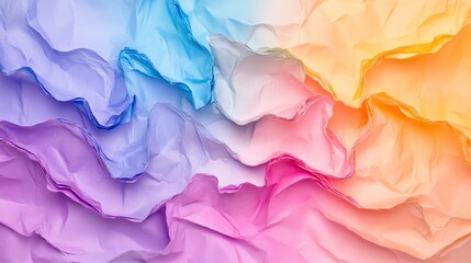 Wall Mural - bright and cheerful colorful pastel paper background with a blend of soft shades, perfect for statio