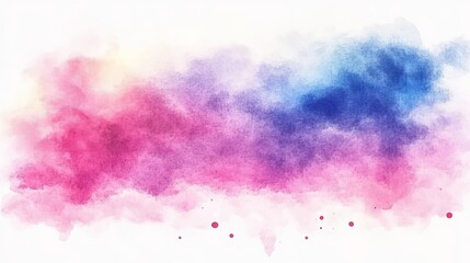Poster - Vibrant and colorful watercolor textured background with blended hues and soft brush strokes, ideal for creative projects, art prints, and graphic design applications