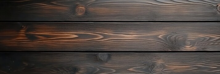 Poster - Dark Wood Texture with Raw Finish