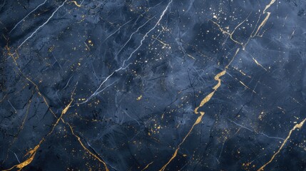 Sticker - Dark Marble with Gold Veins for Elegant Backgrounds