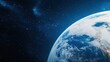 © starush - Earth from Space with Starry Background, AI