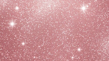 Poster - Pink Glitter Background with Light Sparkles