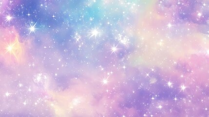 Wall Mural - beautifully blurred pastel gradient background with soft bokeh lights, perfect for enhancing digital