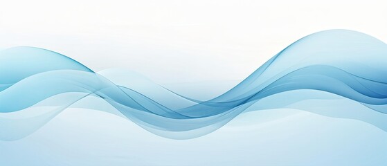 Abstract Blue Wave Design