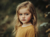Dzieciństwo - portret dziewczynki
