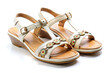 © SaydaNargish - Pair of woman sandals, isolated on white background