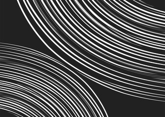 Poster - Abstract background with seamless curved slash lines pattern