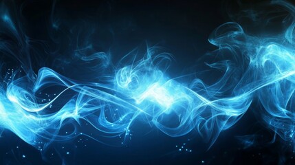 Wall Mural - Blue light background. Abstract style