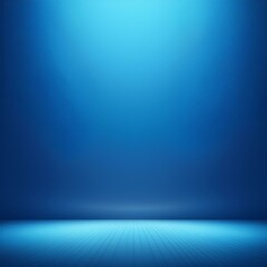 Wall Mural - blue empty room studio gradient used for background and display your product