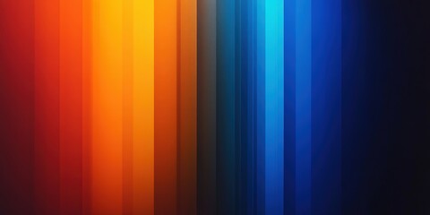 Poster - Abstract Background with Vibrant Color Stripes