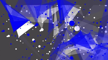 Aufkleber - Light multicolor vector plexus background with triangles. Web material illustration with colorful abstract triangles. 3d rendering