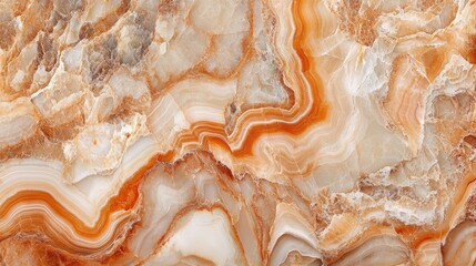 Aufkleber - Polished rose gold onyx marble design featuring natural veining
