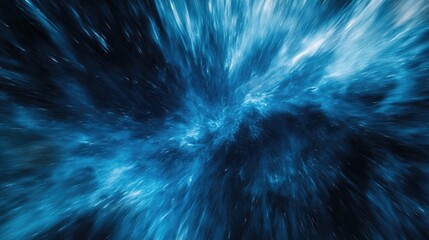 Aufkleber - Abstract background featuring a dynamic blue color motion blur texture