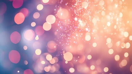 Aufkleber - Vibrant fireworks against a soft backdrop creating a festive atmosphere for a cheerful celebration