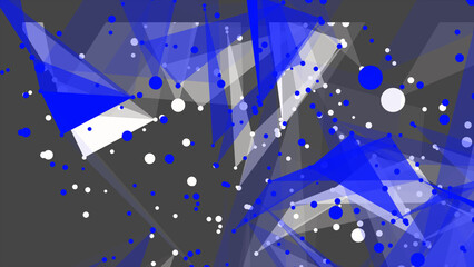 Aufkleber - Light multicolor vector plexus background with triangles. Web material illustration with colorful abstract triangles. 3d rendering
