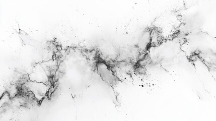 Poster - Abstract white marble texture featuring gray splashes creating a luxurious background