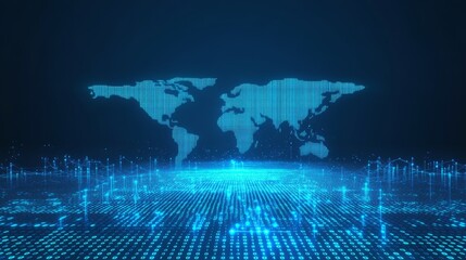 circle background for india map hud featuring digital technology security numbers