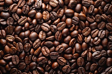 Coffee beans as a background