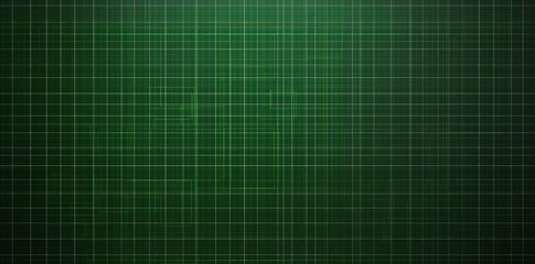 Poster - illustration technology with abstract green background.