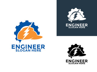 Electrical Engineering Logo design Creative Modern vector template, Engineer logo design icon