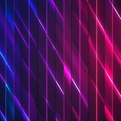 Wall Mural - Light beams pulsing in zigzag patterns, neon yellows and pinks, energetic and aggressive.